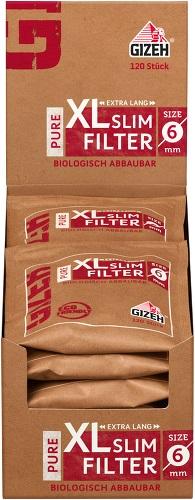 Gizeh Pure XL Slim Filter Regular Size 1 Stange
