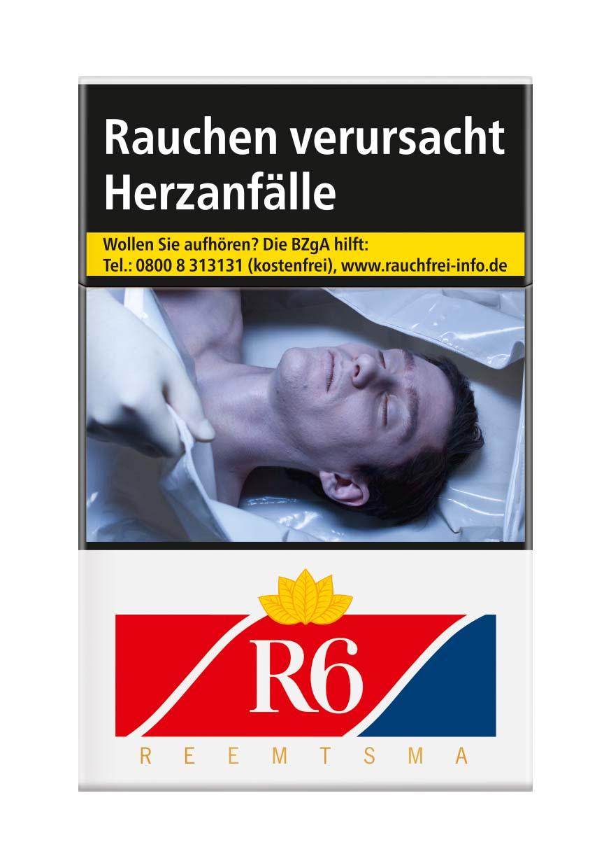 Stange R6 Zigaretten, bestehend aus zehn Packungen à 20 Stück.