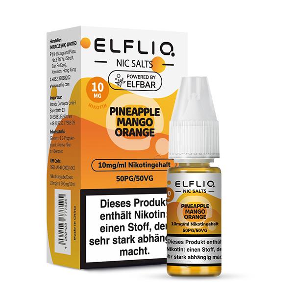 ELFLIQ by Elfbar Pineapple Mango Orange 10mg 1 Packung 1 Stück