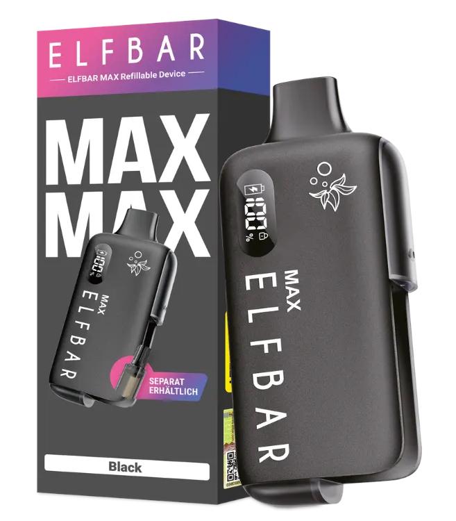 ELF Bar Max Basisgerät Black 1 Packung 1 Stück