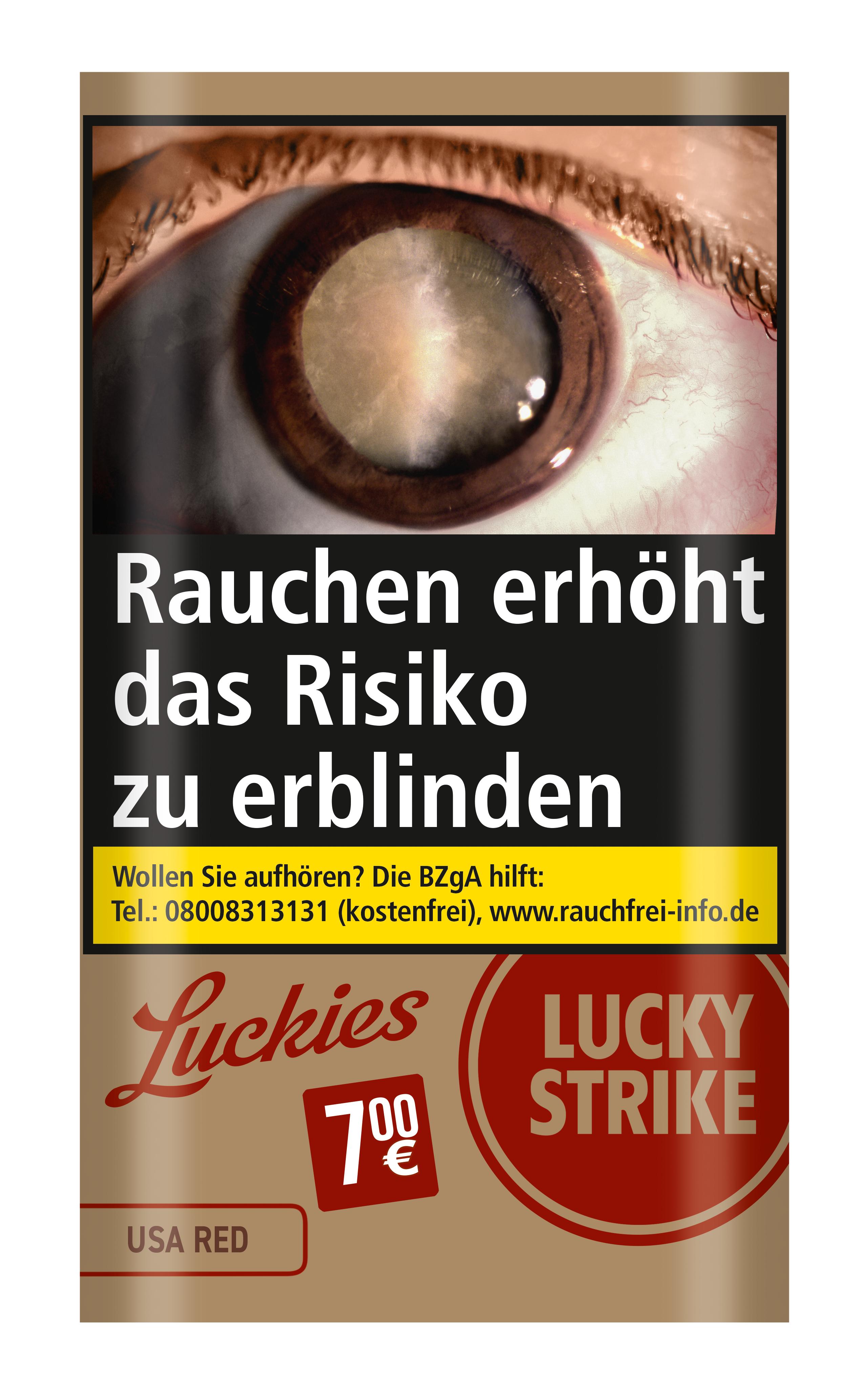 Lucky Strike Zigarettentabak Origins USA Red 1 Gebinde