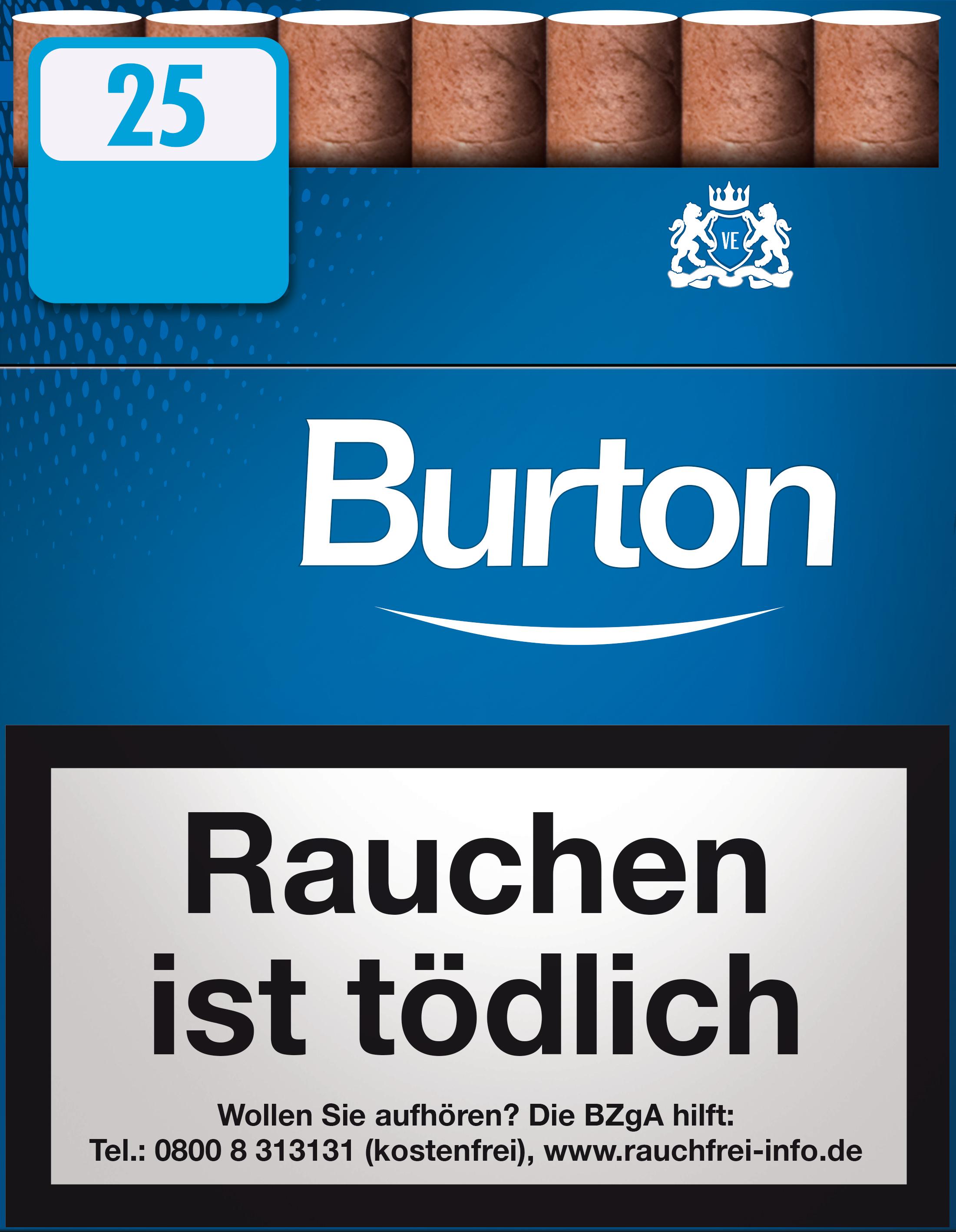Burton Blue Filter Zigarillos XL 1 Packung