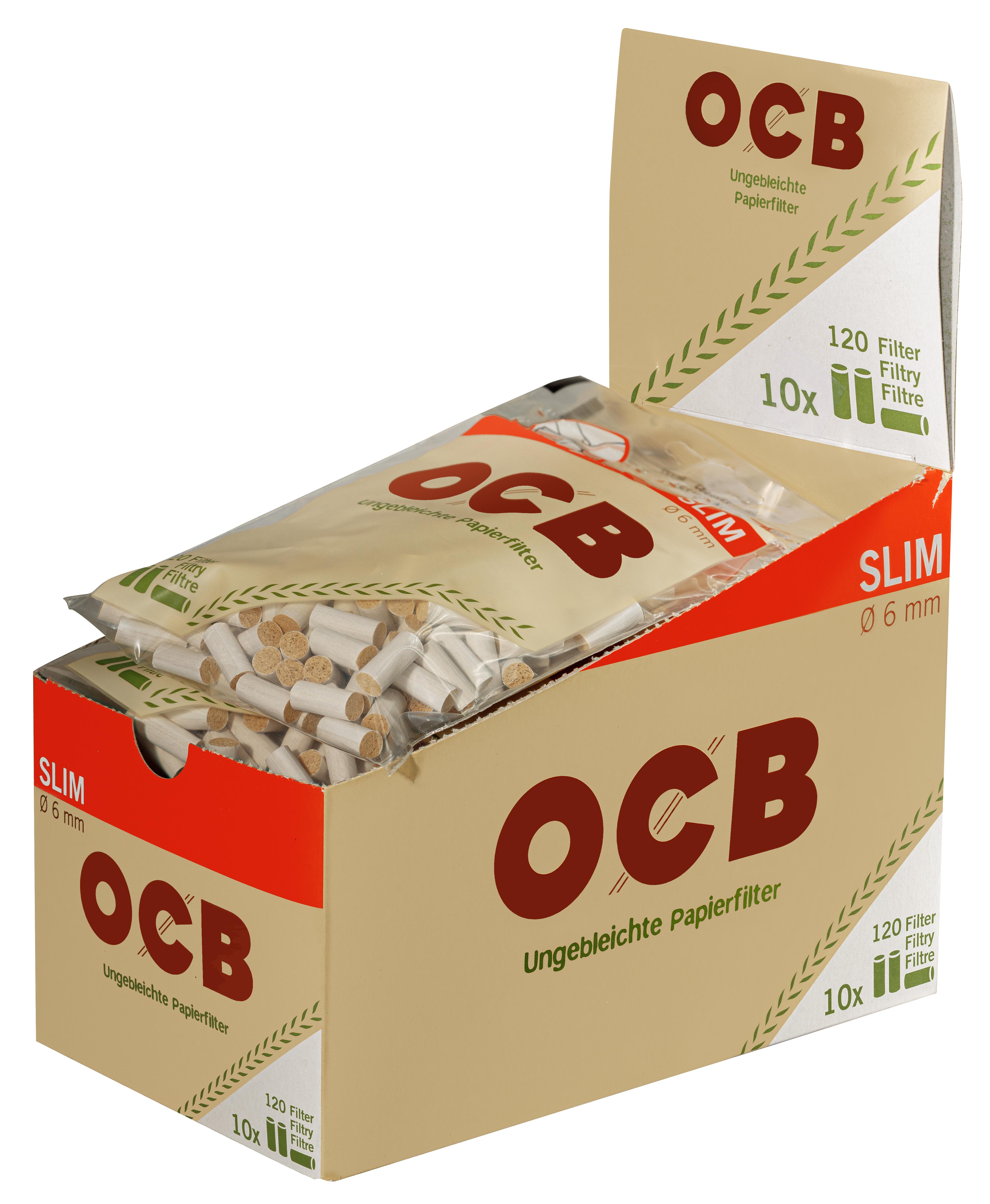 OCB Drehfilter Organic Slim 1 Packung 120 Stück