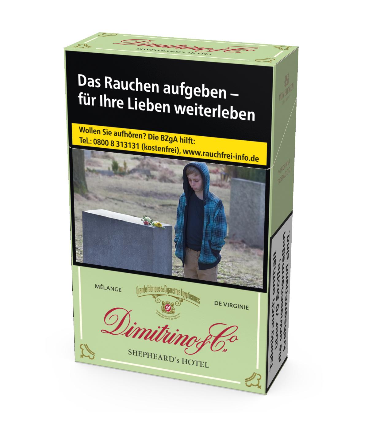 Dimitrino Botschafter Zigaretten Shepheard´s Hotel 1 Packung