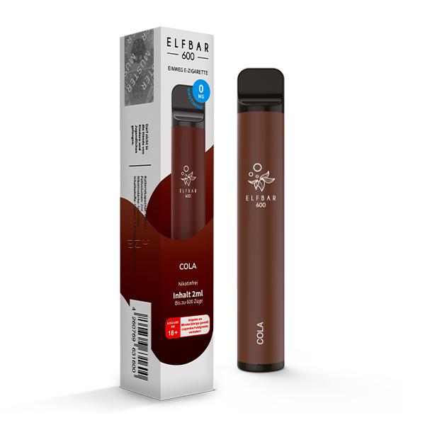Elfbar 600 Cola nikotinfrei 1 Packung