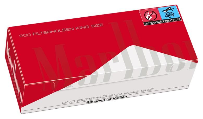 Marlboro Red Zigarettenhülsen 1 Stange