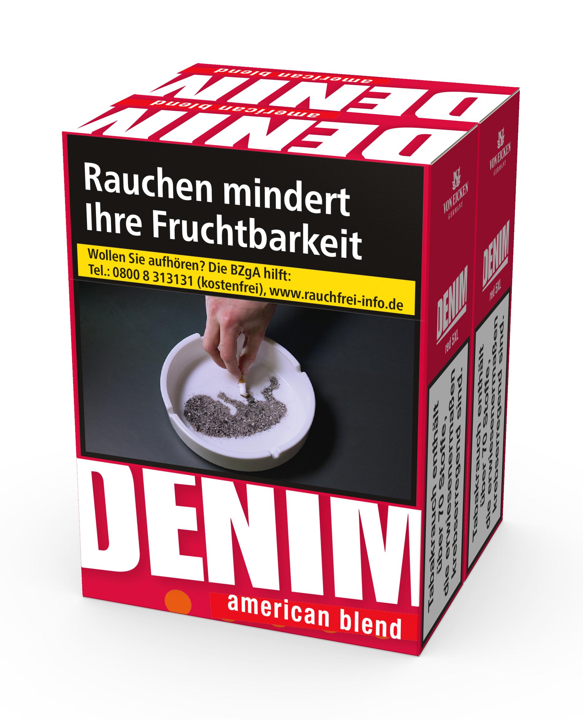 Denim Zigaretten Red 5XL Duo-Pack 1 Packung 60 Stück