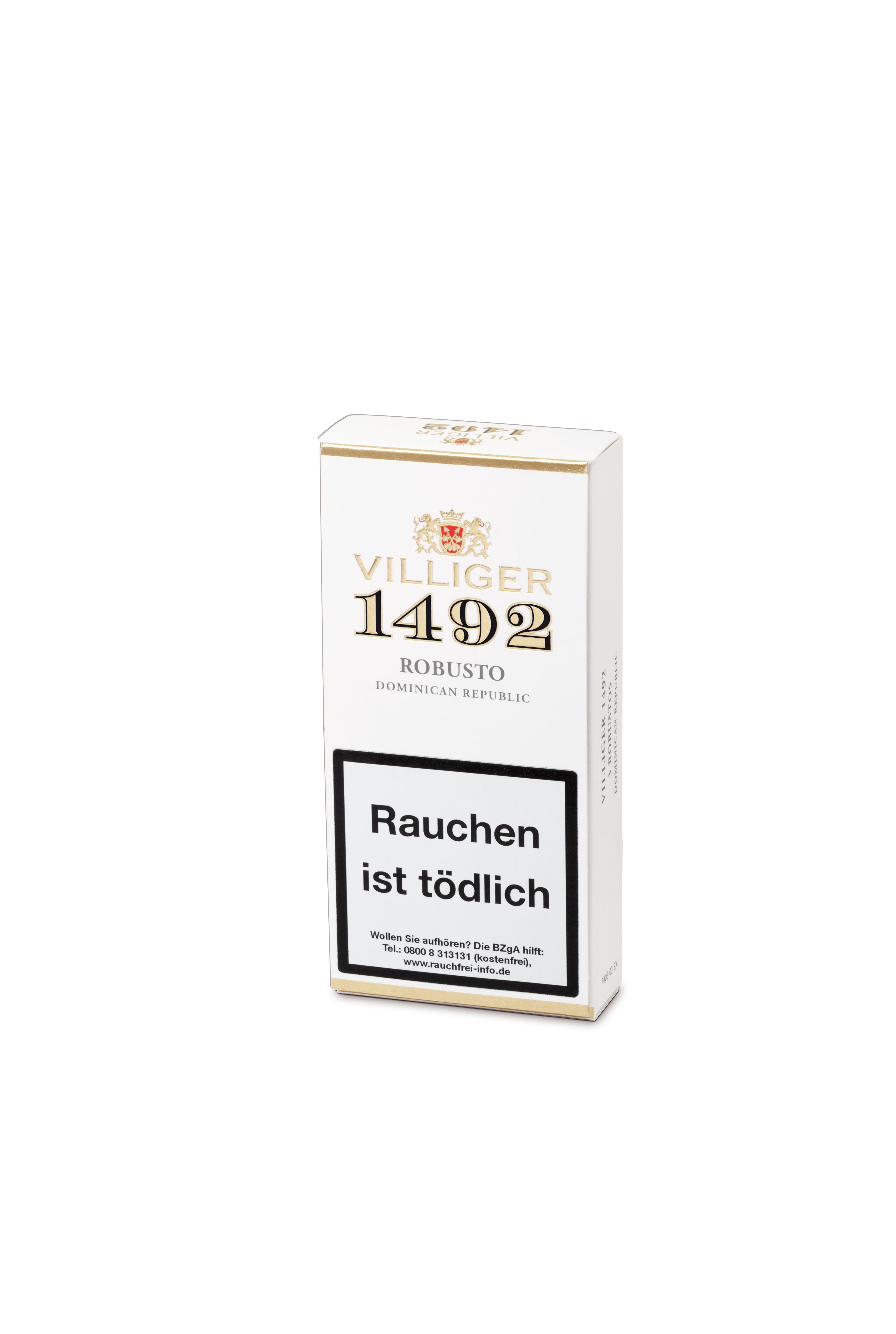 Villiger Zigarren 1492 Robusto 1 Packung 3 Stück