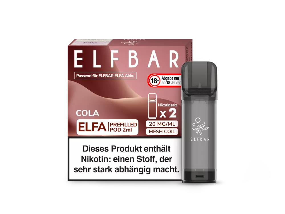 Elfbar ELFA Pod Cola 20mg/ml 1 Packung 2 Stück