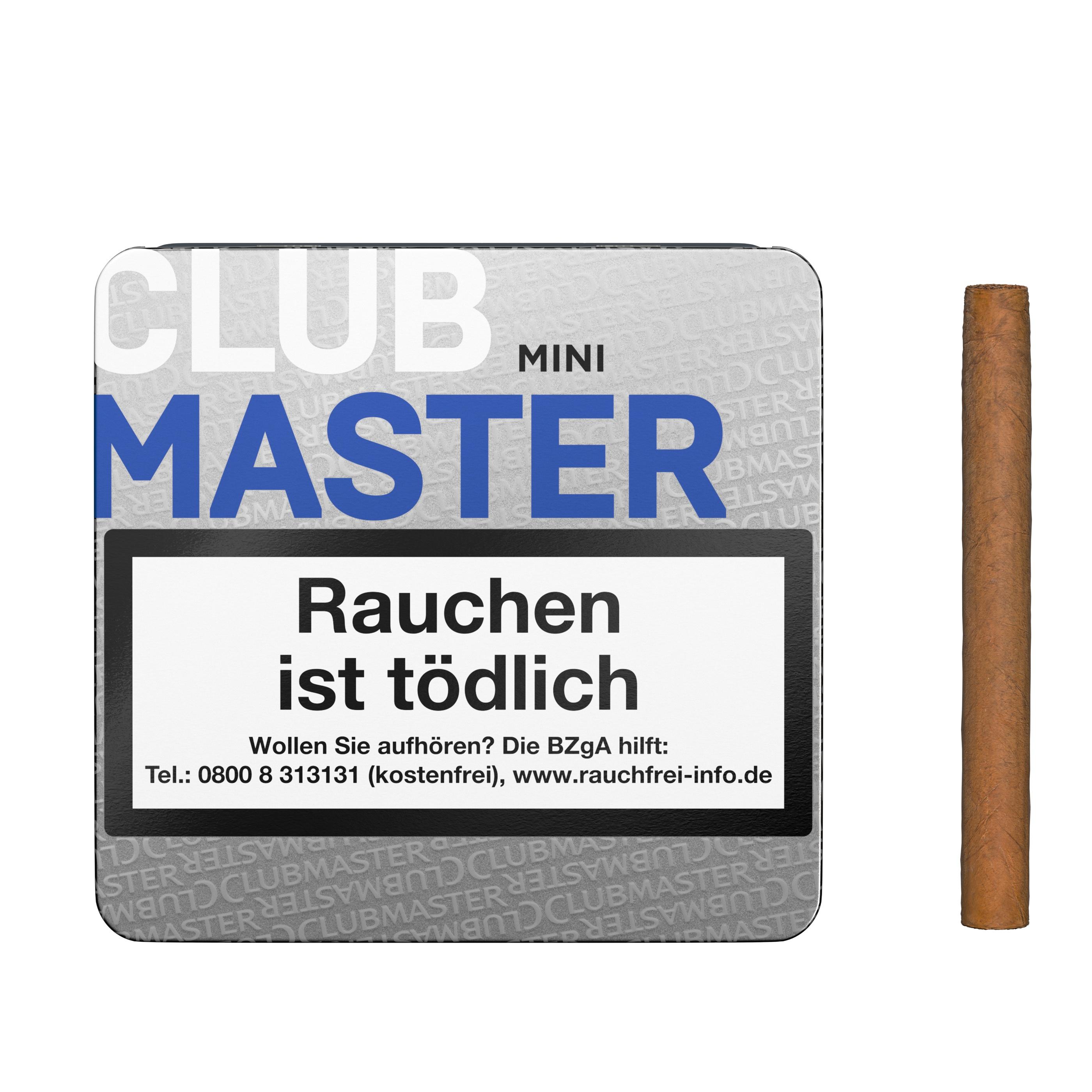 Clubmaster Zigarillos 280 Mini Blue 1 Stange