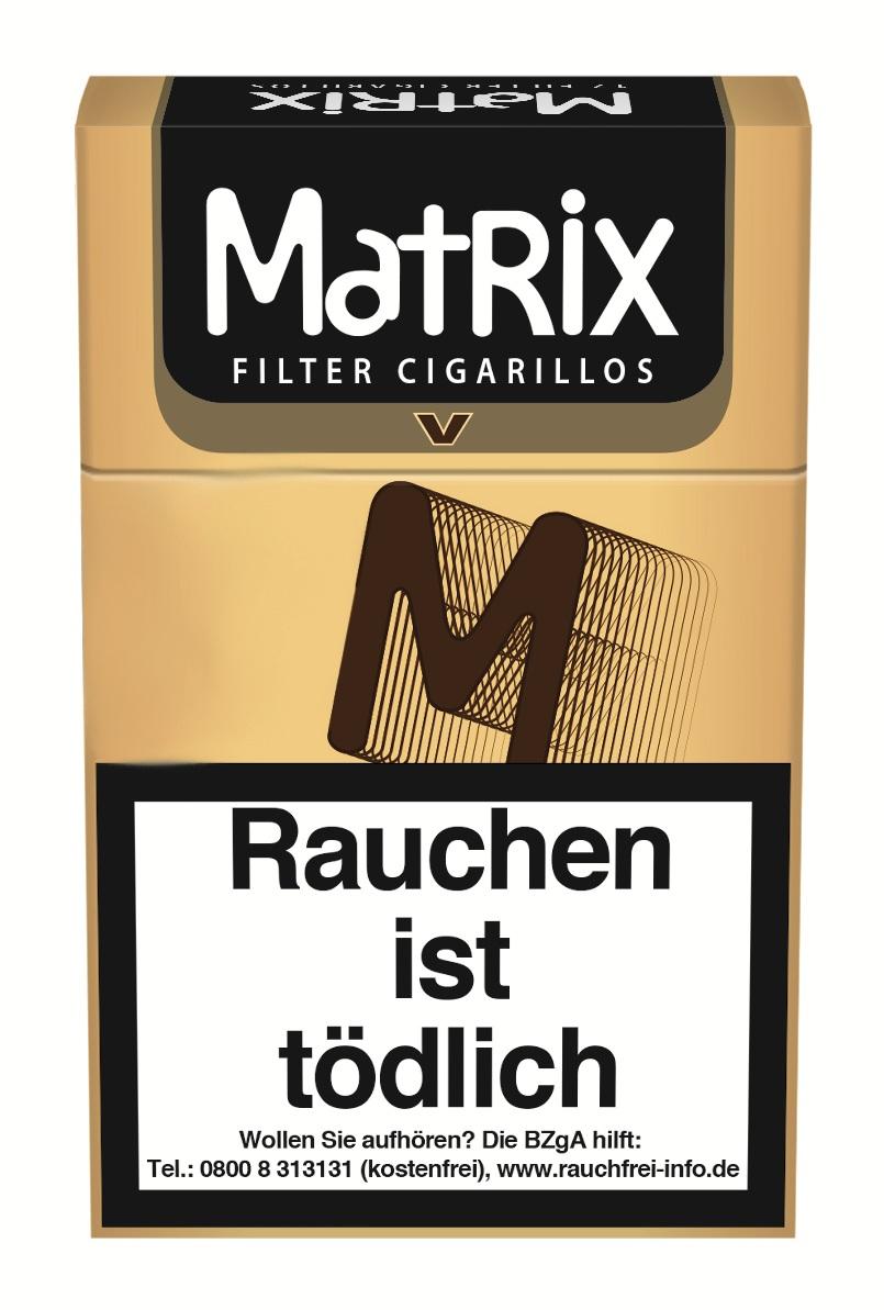 Matrix Filterzigarillos V 84mm (Vanille) 1 Stange 10x17 Stück
