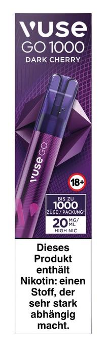 Vuse GO 700 Dark Cherry  1 Packung