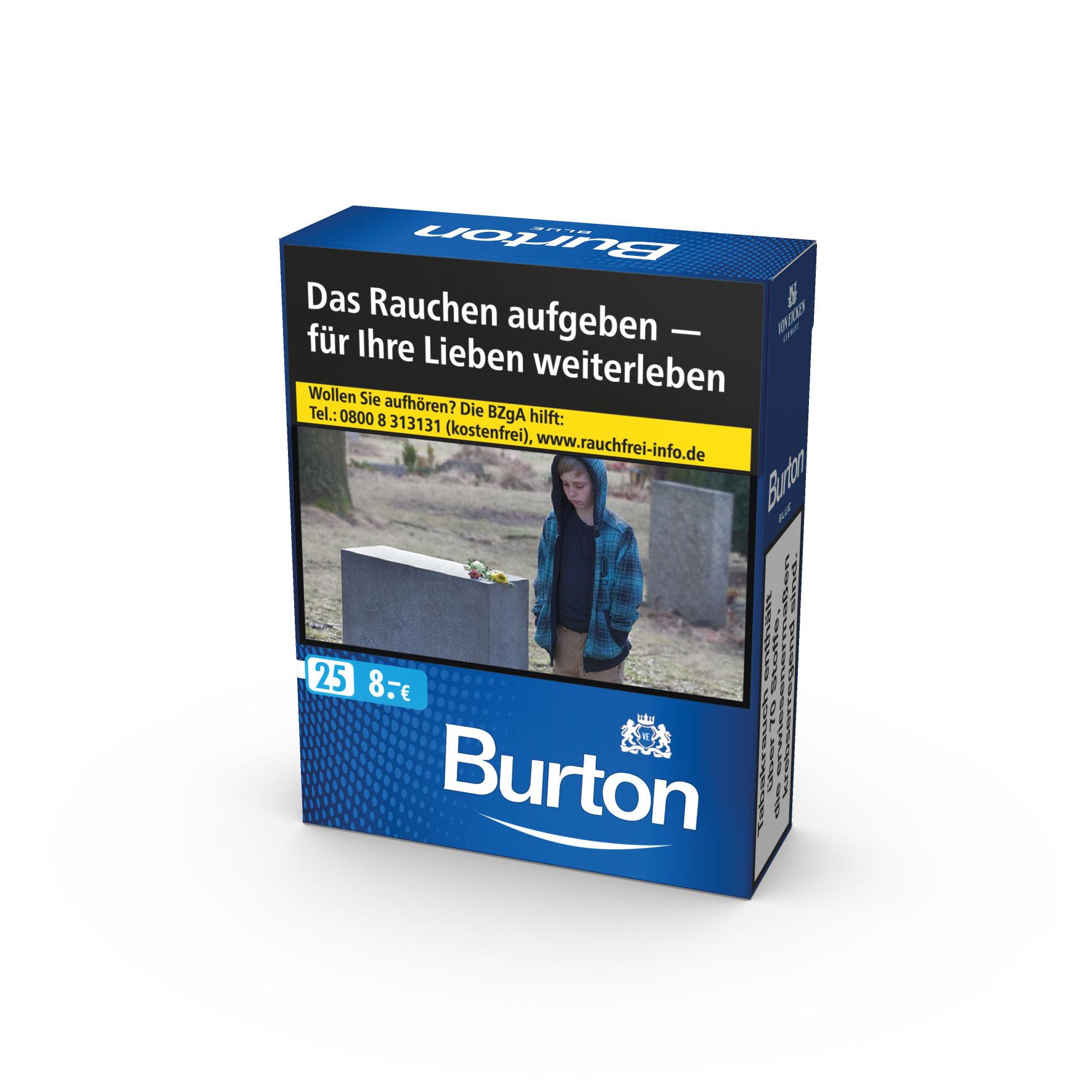 Burton Zigaretten Blau XL 1 Packung