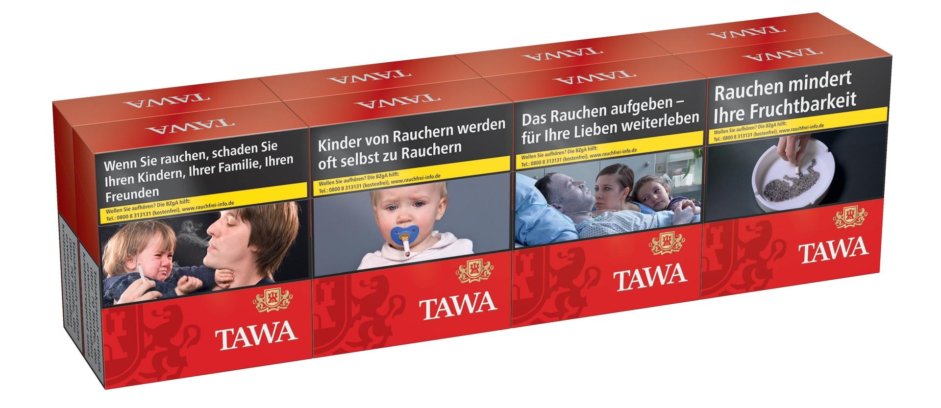 Tawa Red 4XL Zigaretten 1 Stange 8x35 Stück