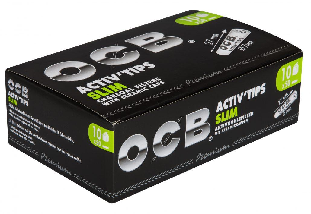 OCB Activ Tips Slim 7 mm 1 Stange 10x50 Stück