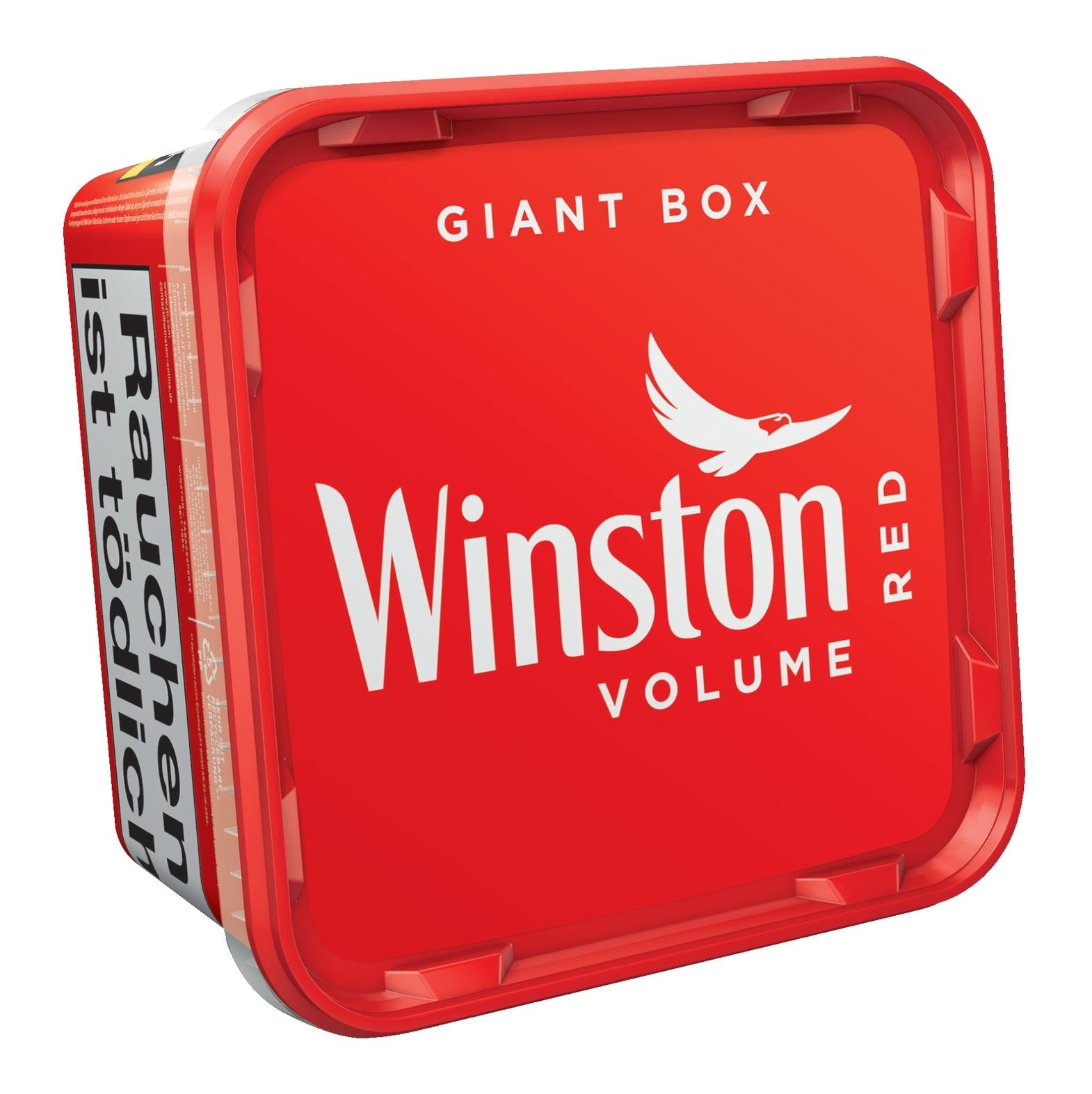 Winston Red Volumentabak Giant Box 1 Eimer 155 Gramm