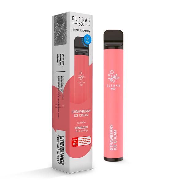 Elfbar 600 Strawberry Ice Cream nikotinfrei 1 Packung