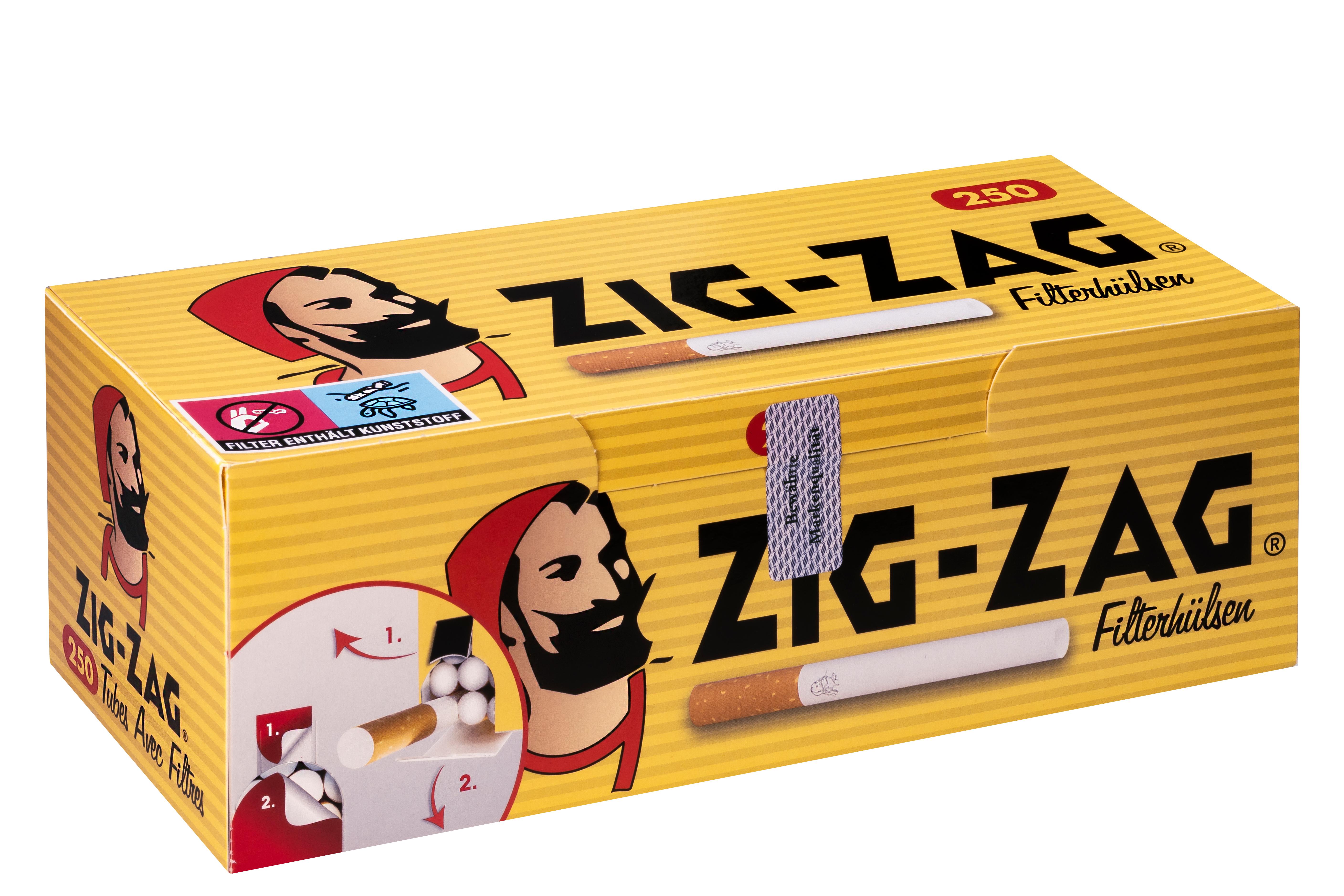 ZIG-ZAG Zigarettenhülsen 1 Packung 250 Stück