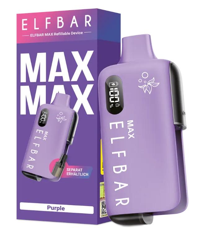 ELF Bar Max Basisgerät Purple 1 Packung 1 Stück
