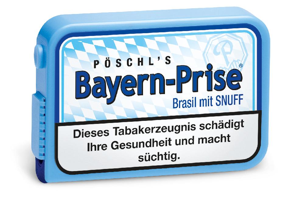 Pöschl's Bayern-Prise Schnupftab. Brasil mit Snuff 1 Packung 10 Gramm
