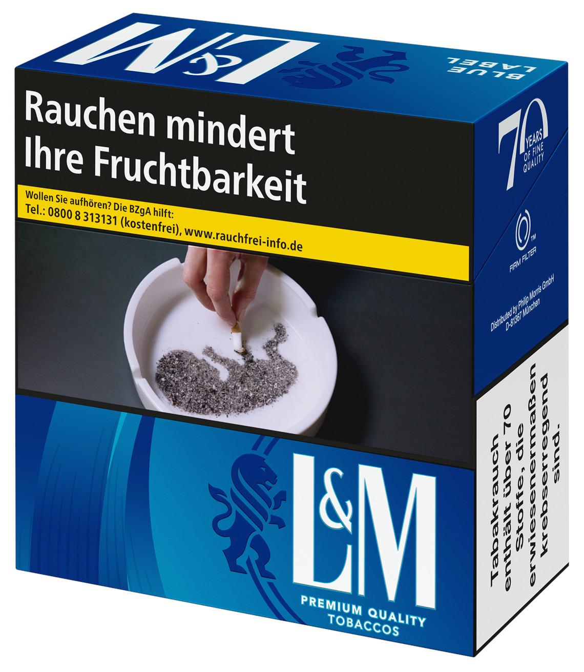 L&M Blue 7XL Zigaretten 1 Packung 57 Stück