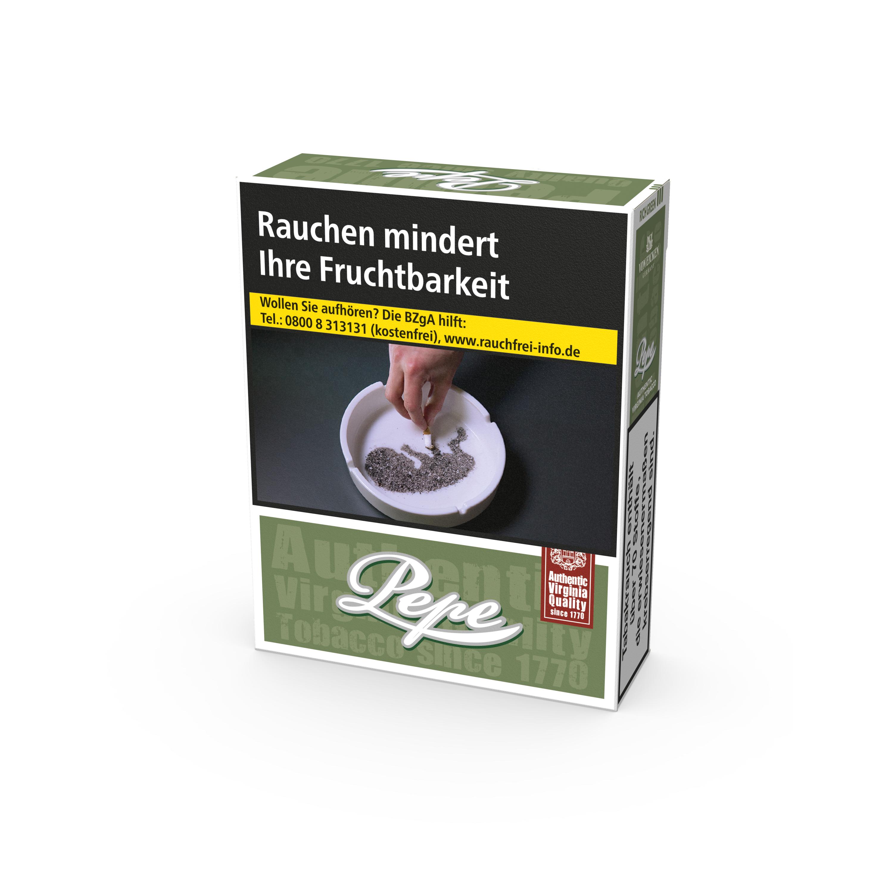 Pepe Zigaretten Rich Green XL 1 Packung 25 Stück