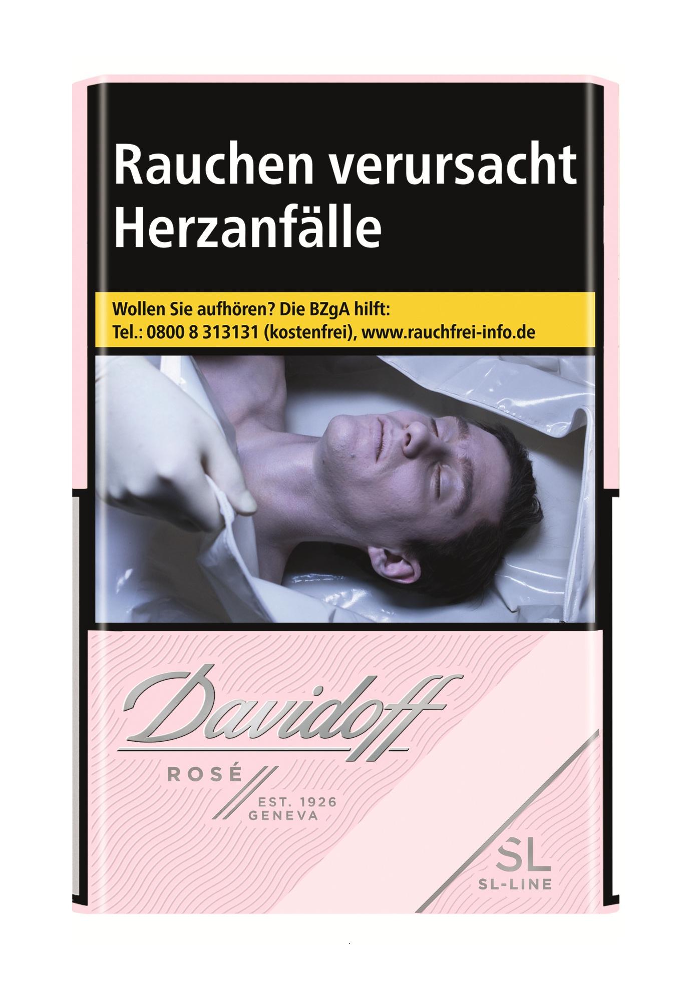 Davidoff Rose SL-Line  1 Stange 10x20 Stück