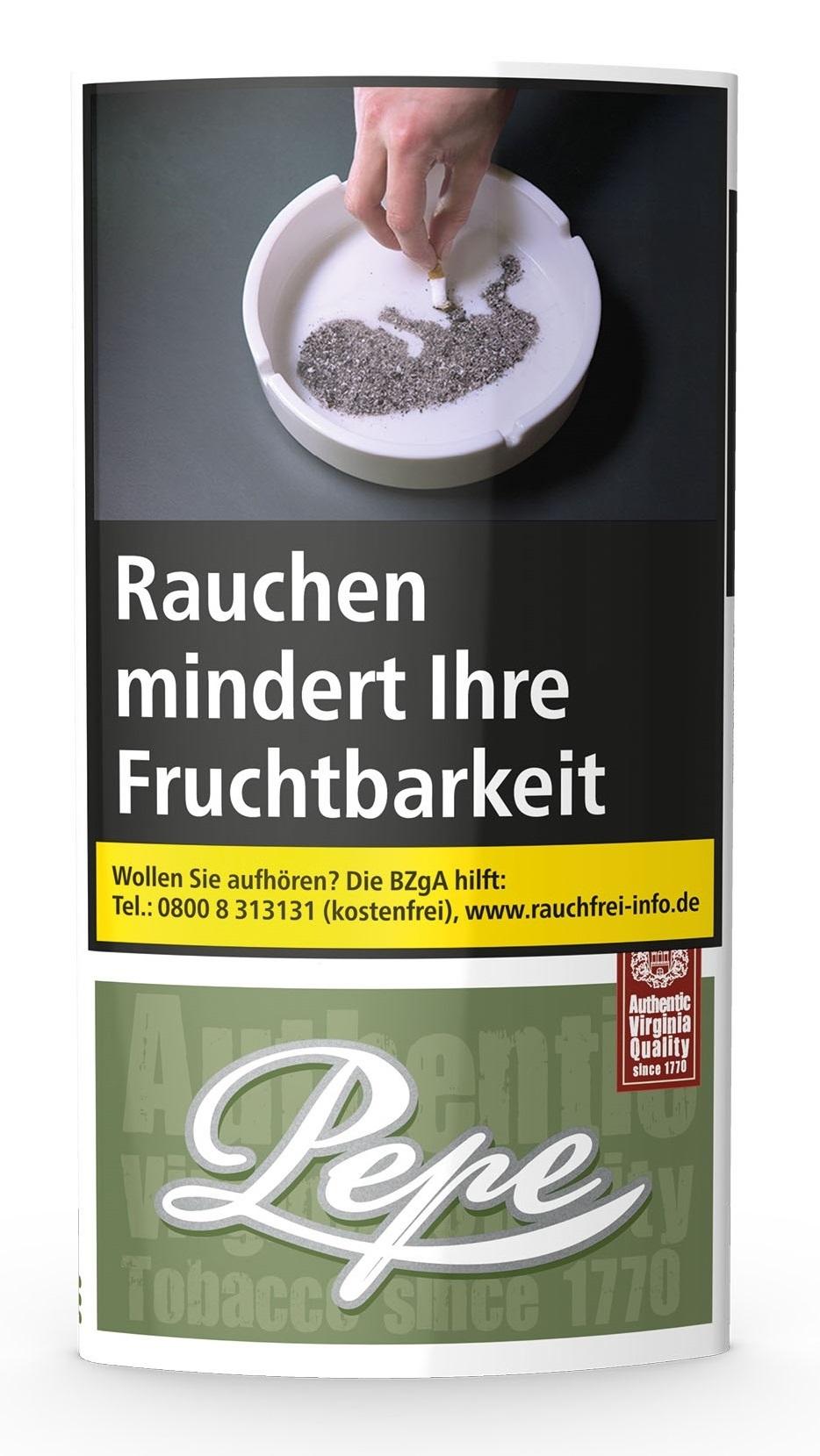 Pepe Zigarettentabak Rich Green 1 Gebinde 5x30 Gramm