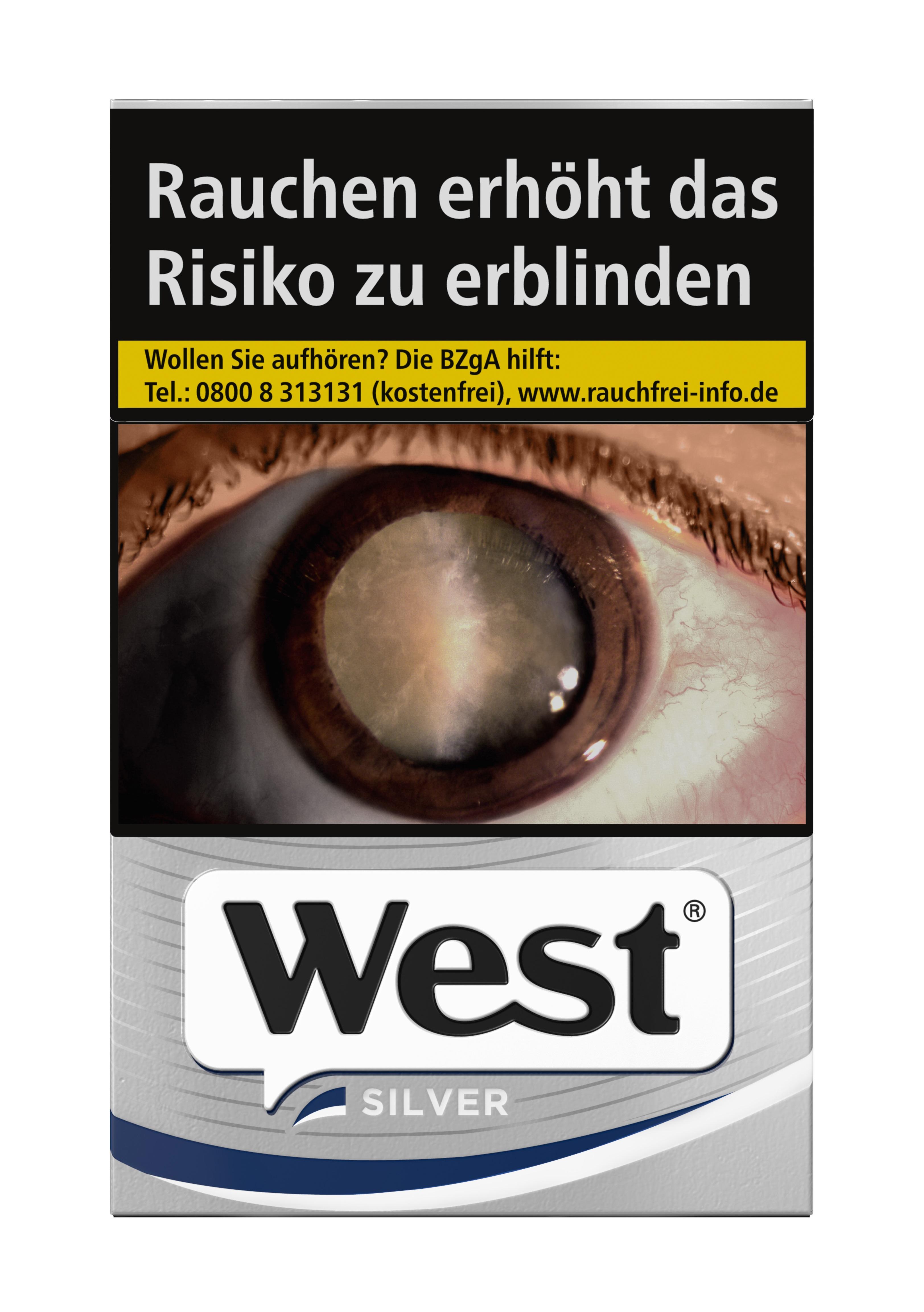 West Silver Zigaretten 1 Packung 20 Stück