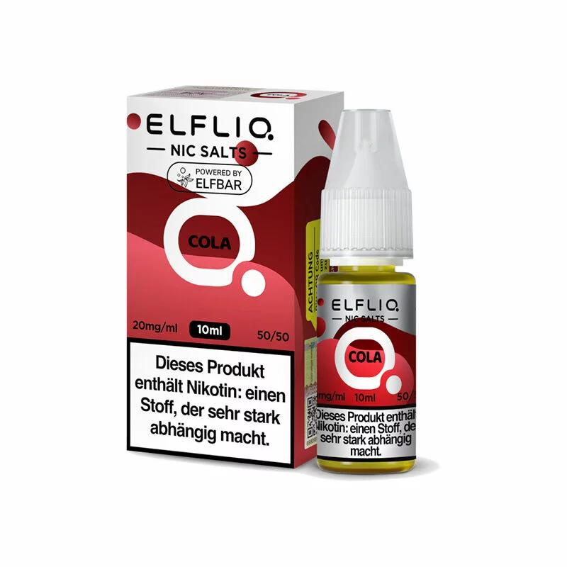 ELFLIQ E-Liquid mit 10mg Nikotinstärke von Elfbar in 10ml Flasche und zugehöriger Verpackung, 1 Stück.