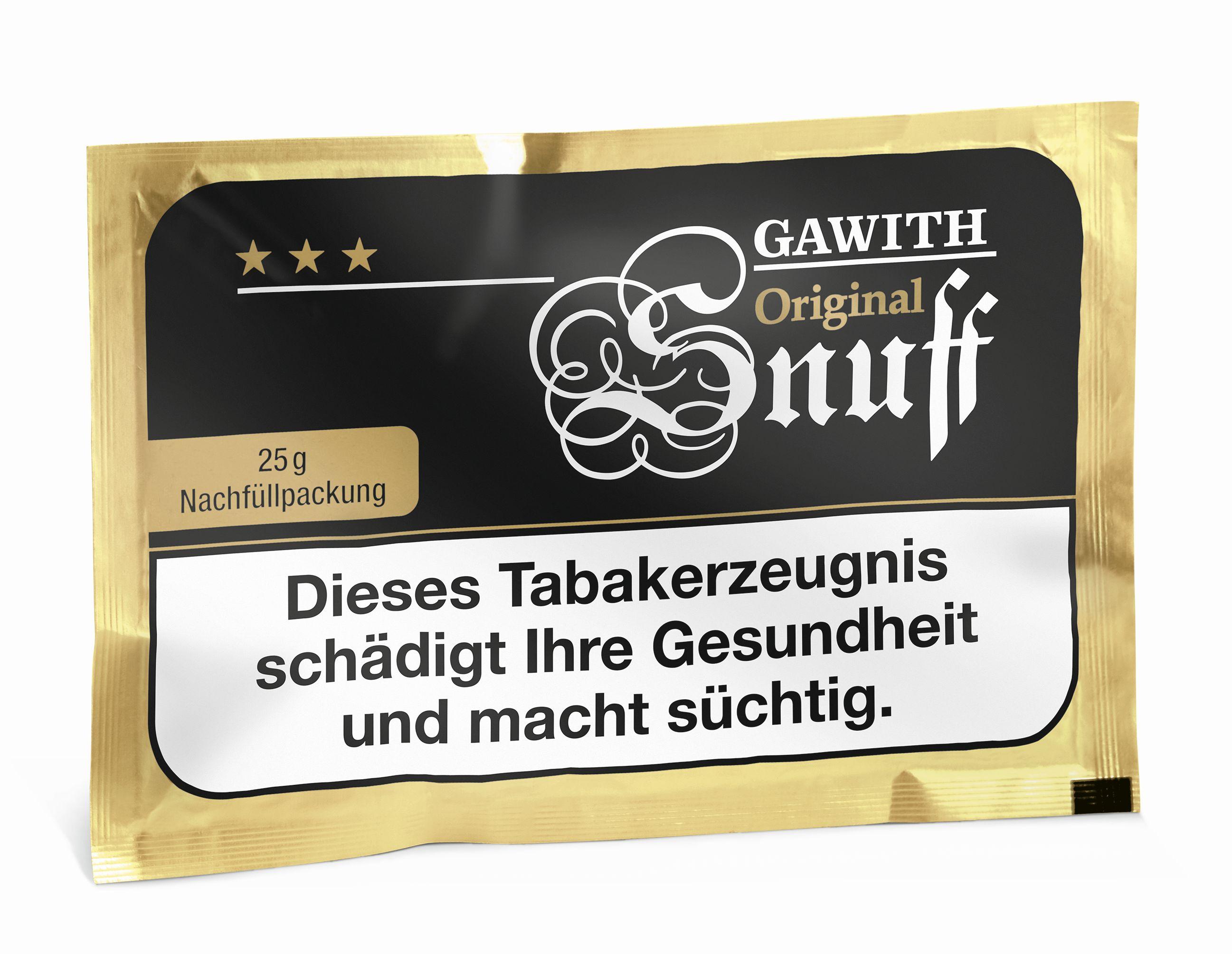 Gawith Schnupftabak Original Nachfülltütchen 1 Packung 25 Gramm