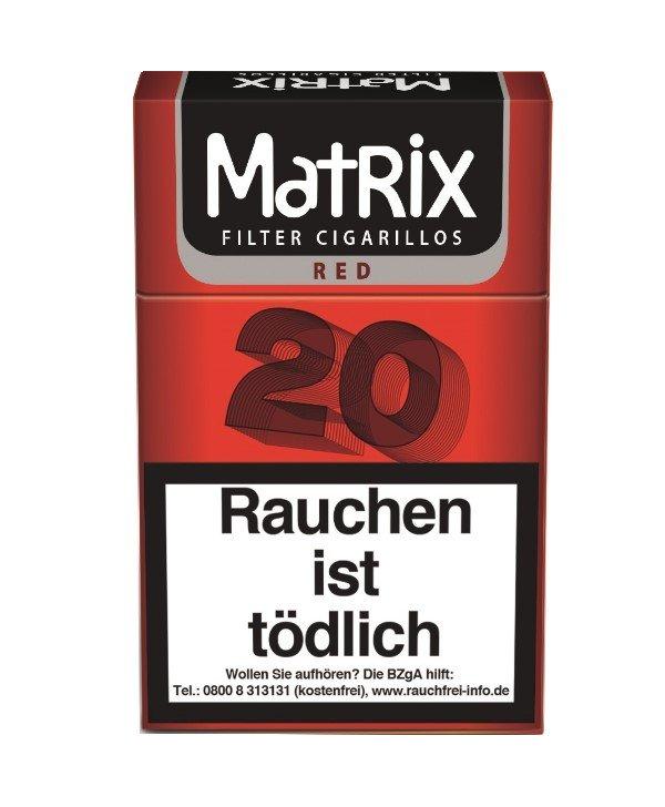 Matrix Filterzigarillos Red 84mm 1 Stange