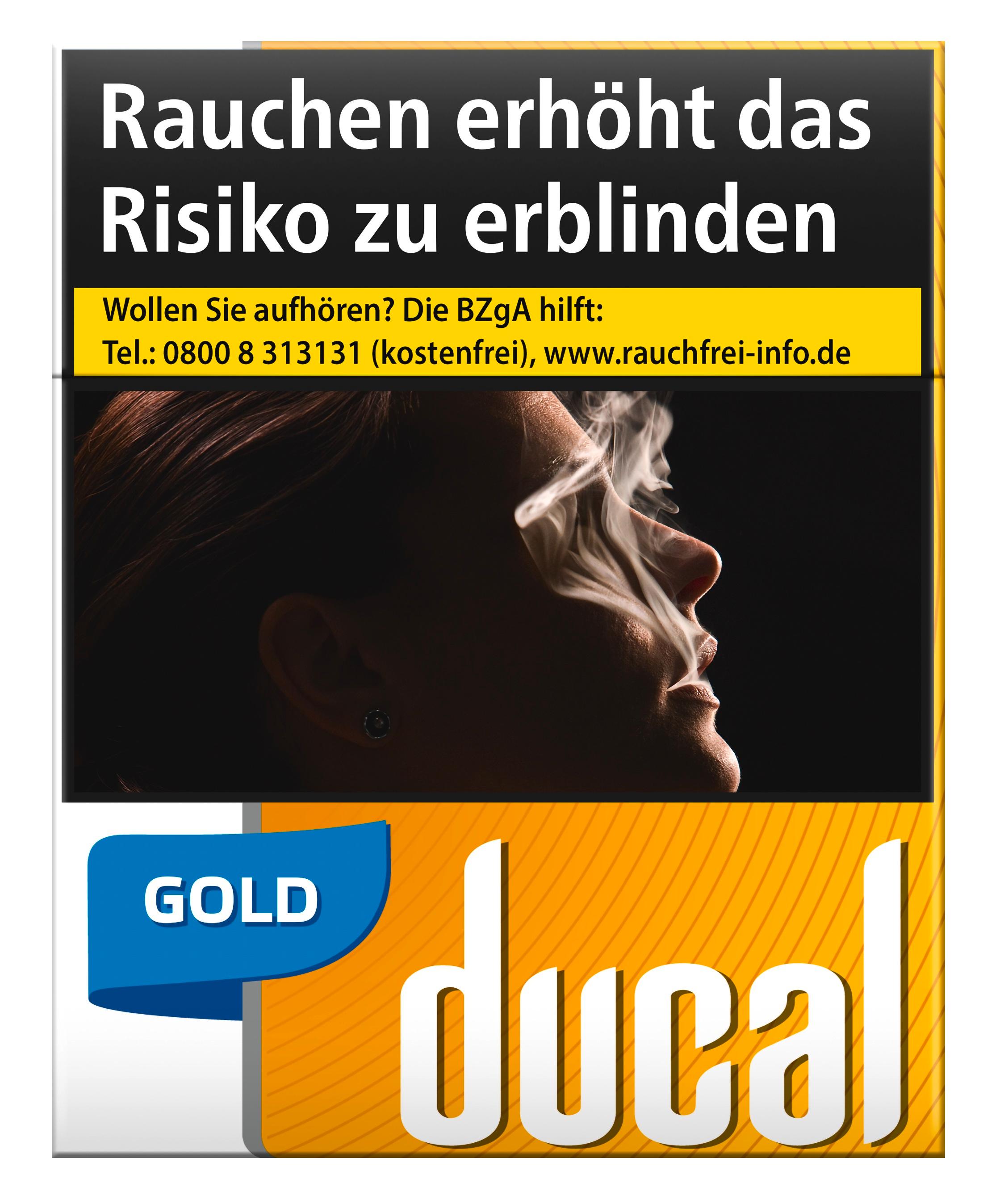 Ducal Zigaretten Gold XL 1 Stange 8x25 Stück