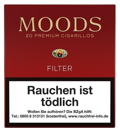 Dannemann Moods Filter Zigarillos 1 Packung 20 Stück