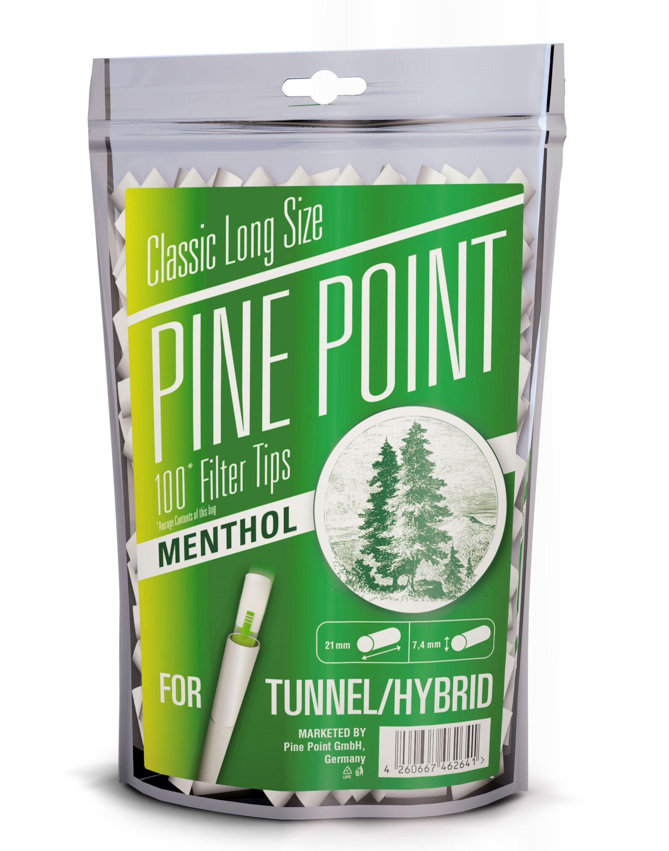 Pine Point Filter Tips Menthol 1 Packung