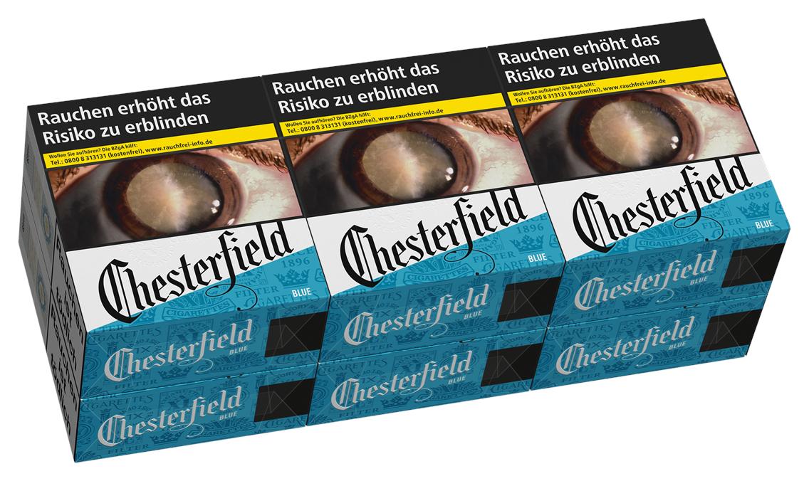 Chesterfield Blue 4XL Zigaretten 1 Stange 5x37 Stück