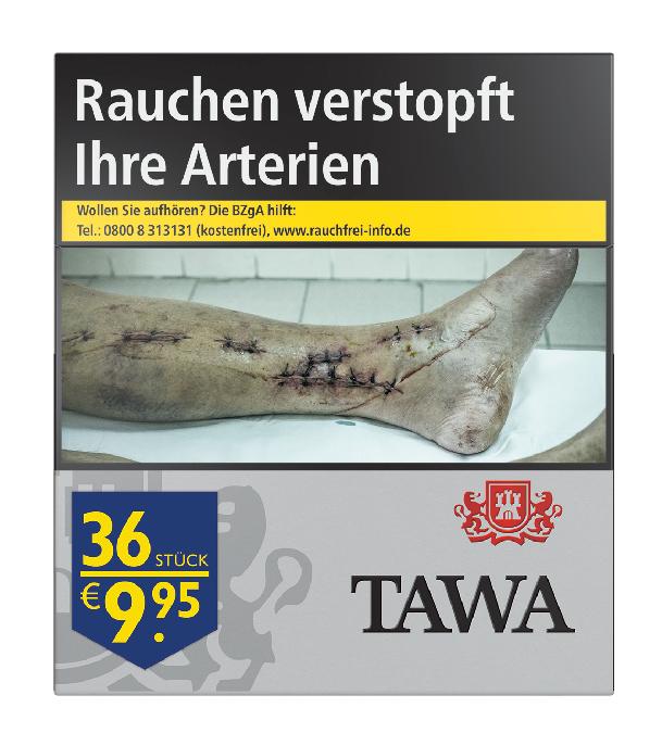 Tawa Silver 4XL Zigaretten 1 Packung