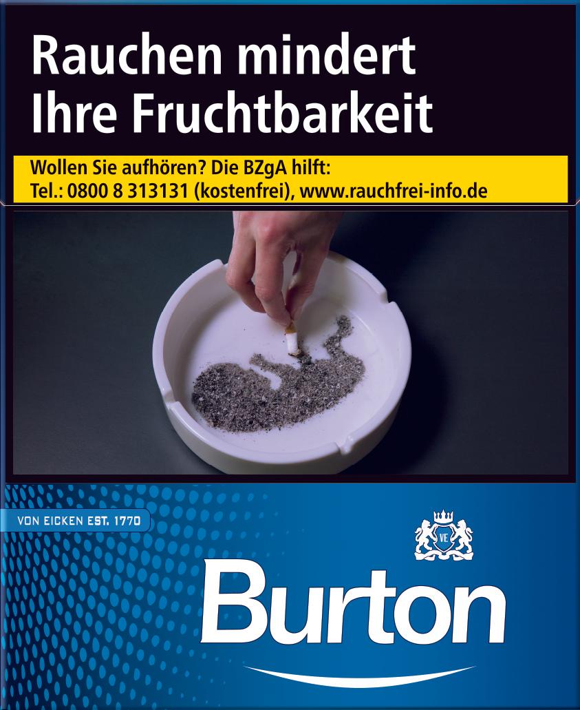Burton Zigaretten Blau XXXL 1 Packung