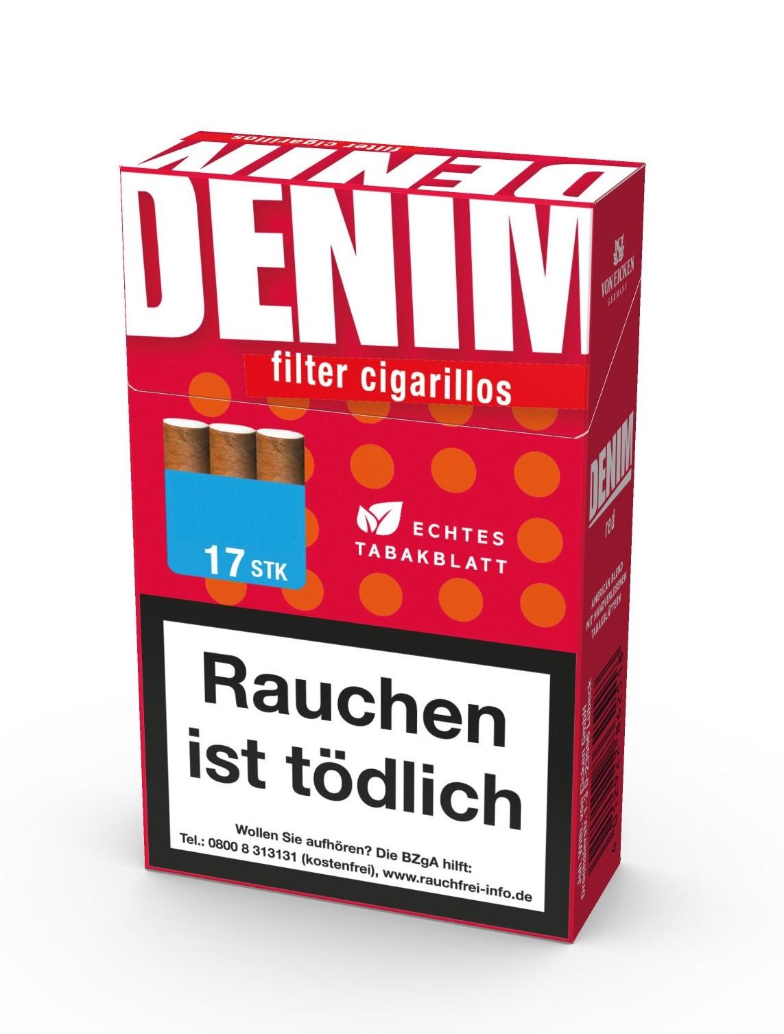 Denim Zigarillos Red L 1 Packung