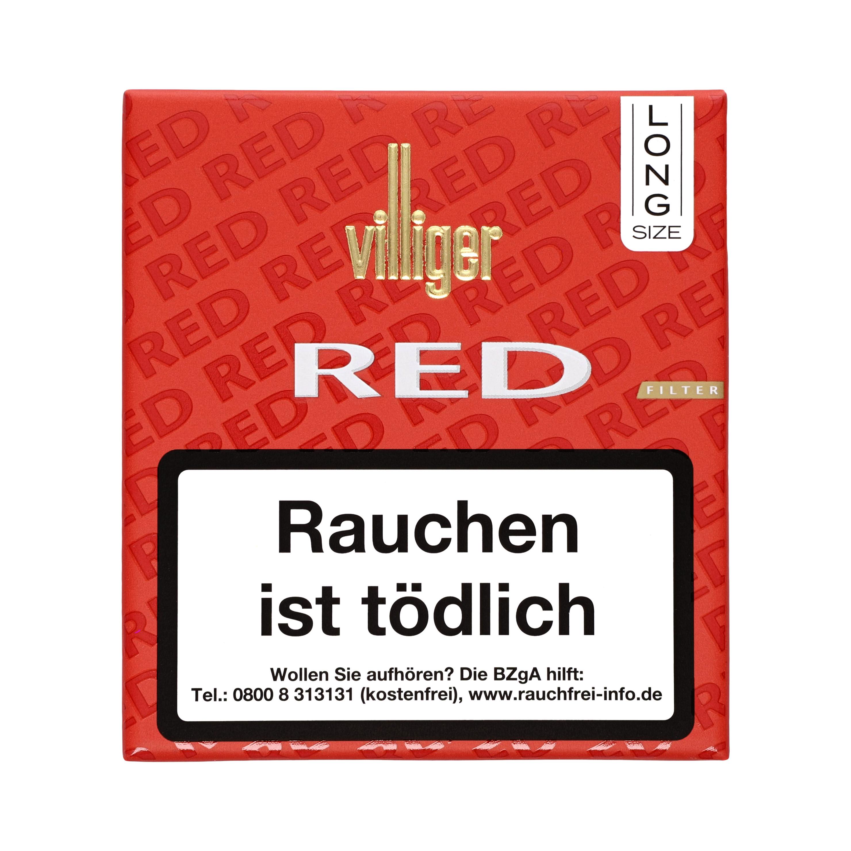 Villiger Red Filter Long  1 Packung 20 Stück