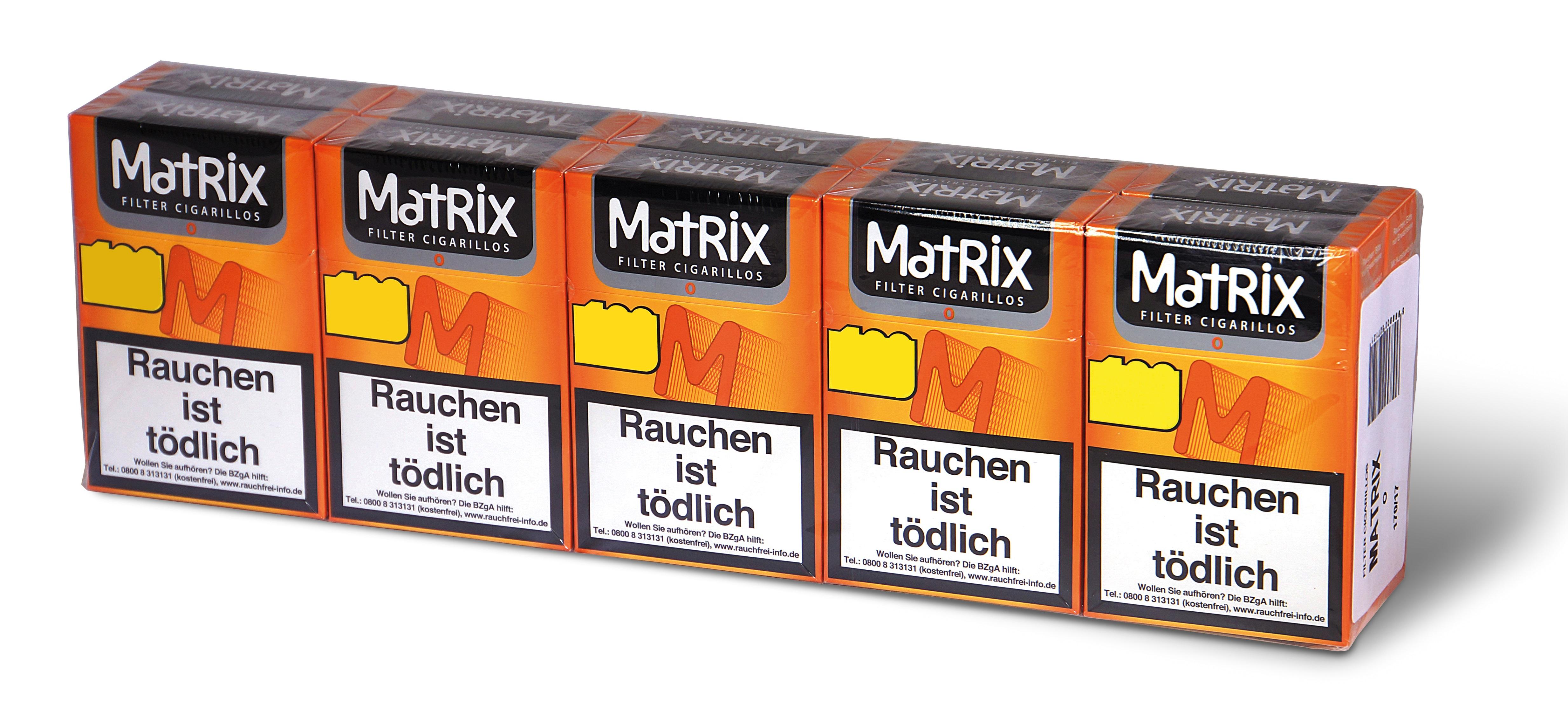 Matrix Filterzigarillos Orange 84mm 1 Stange