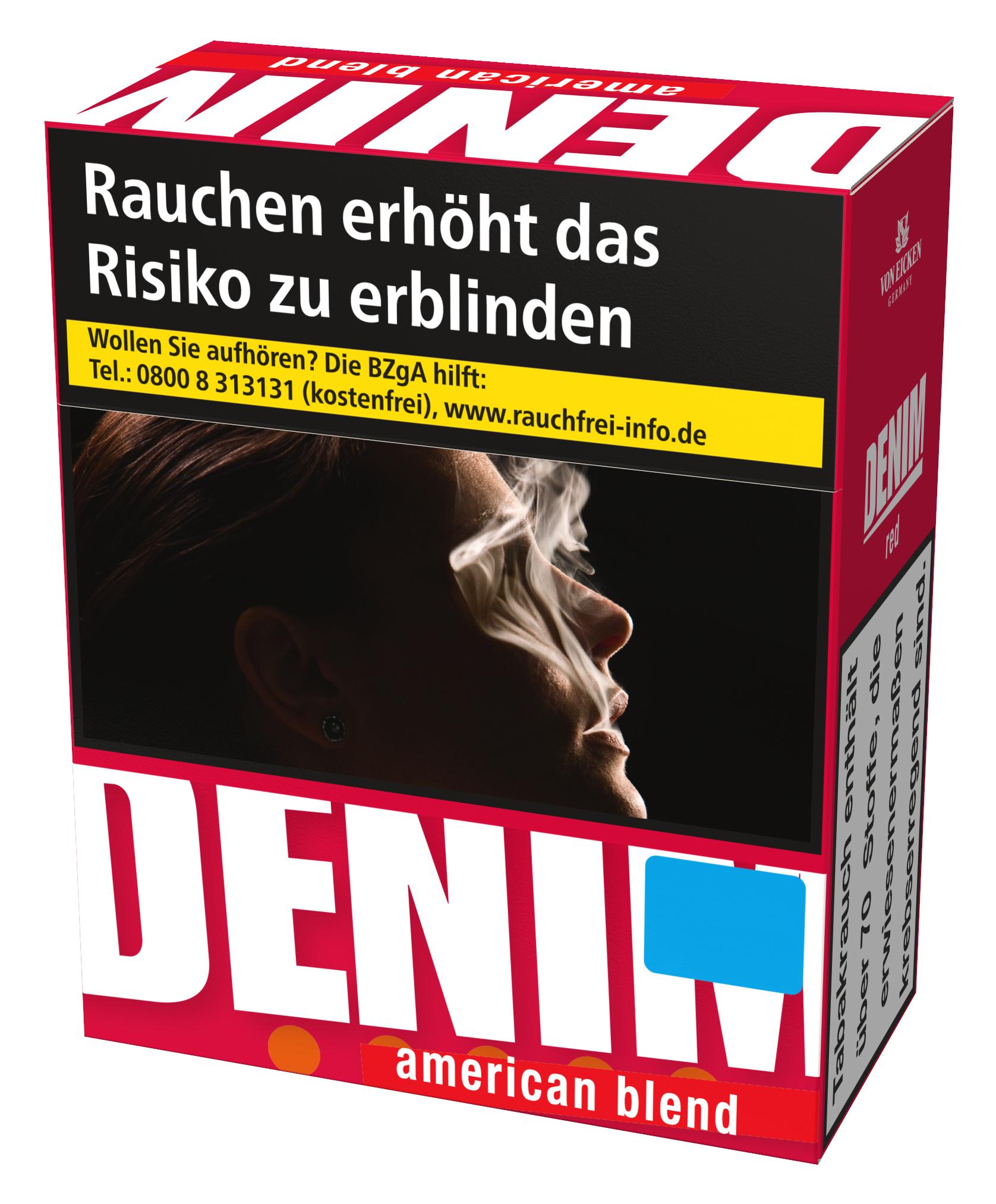 Denim Zigaretten Red 3XL 1 Stange 4x40 Stück