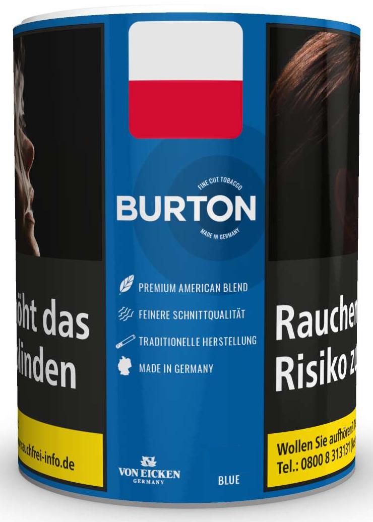 Burton Zigarettentabak Blau 1 Dose 120 Gramm