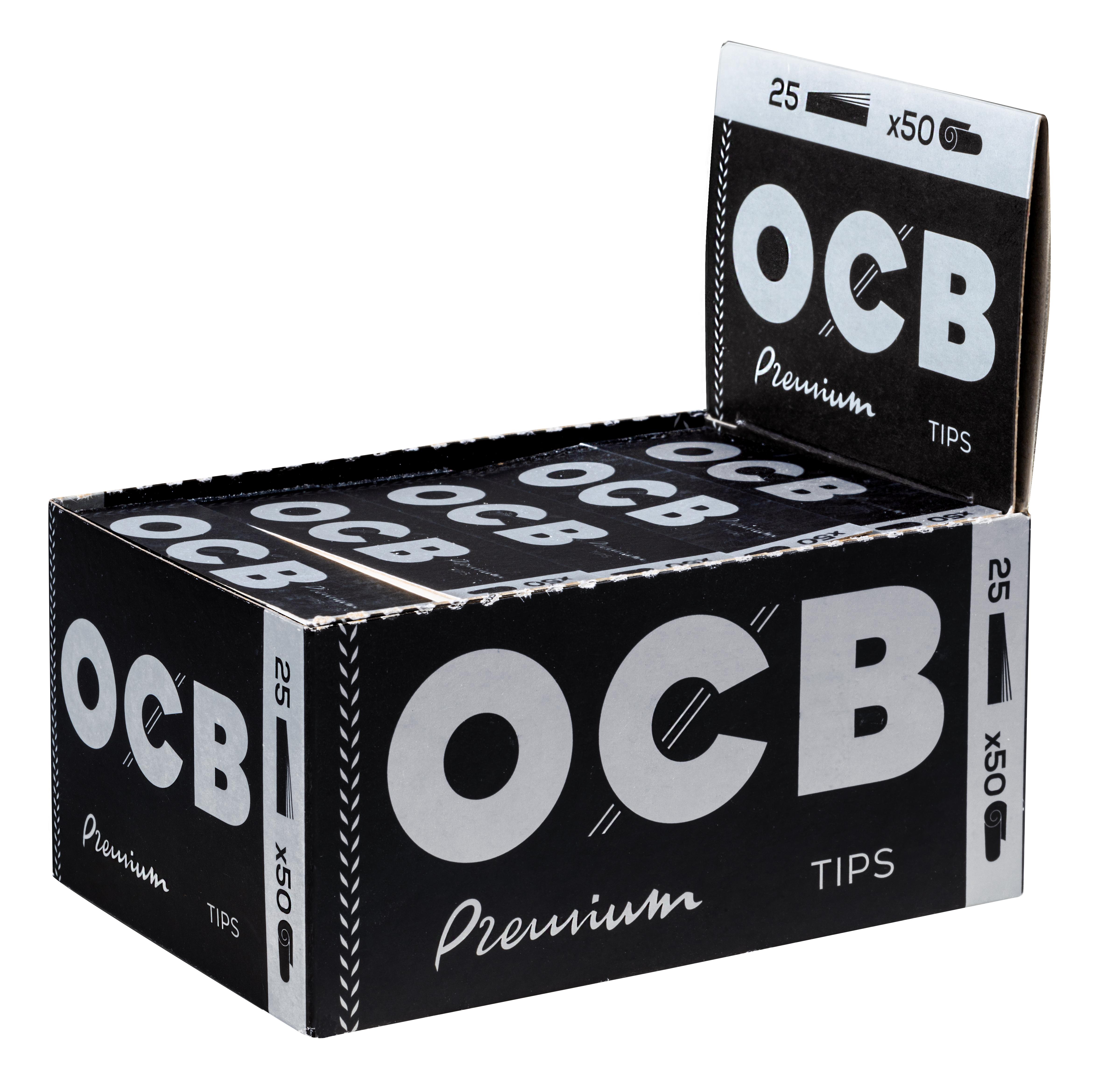 OCB Filter Tips weiß 1 Stange 25x50 Stück