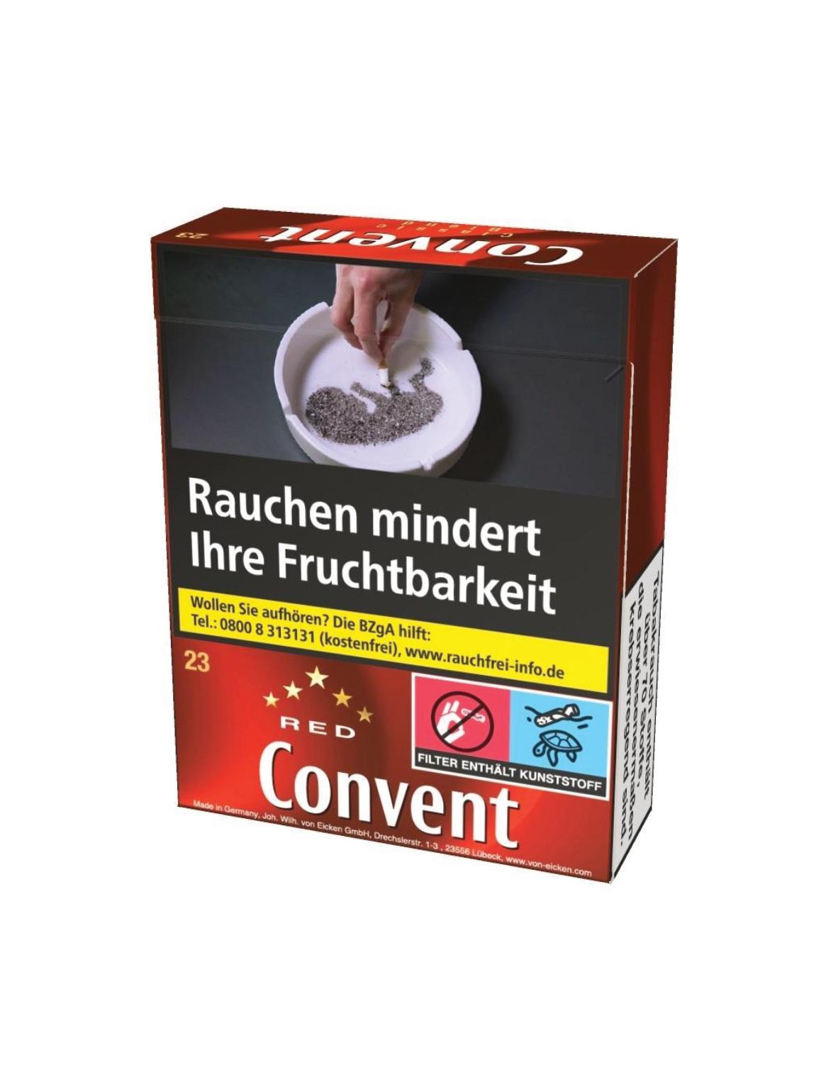 Convent Red Big Box Zigaretten 1 Stange 8x23 Stück