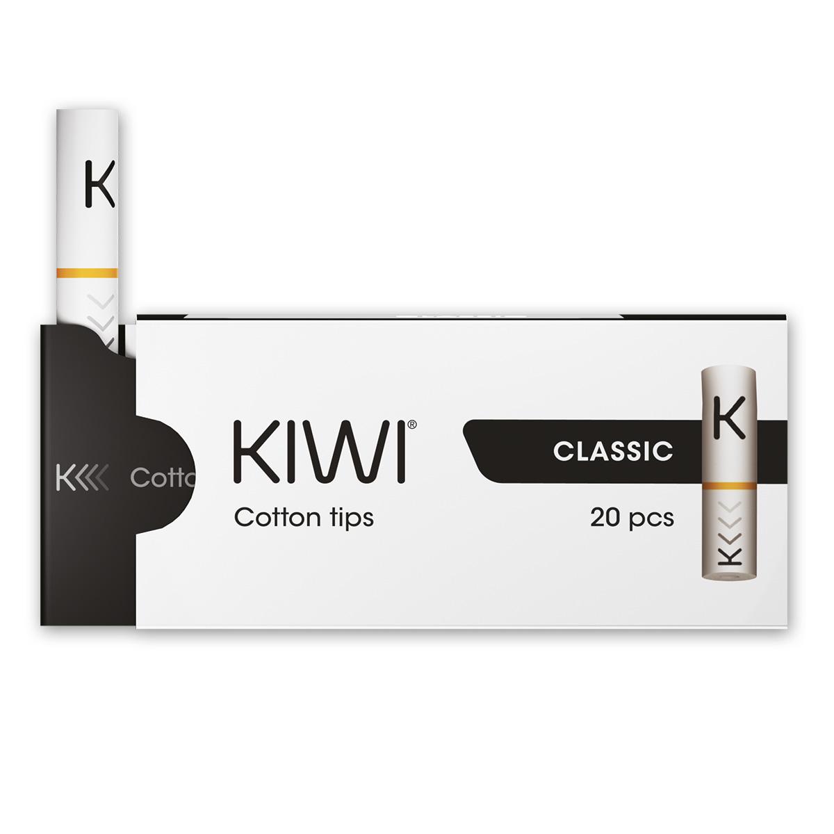 KIWI Cotton Filter Tips 1 Packung 20 Stück