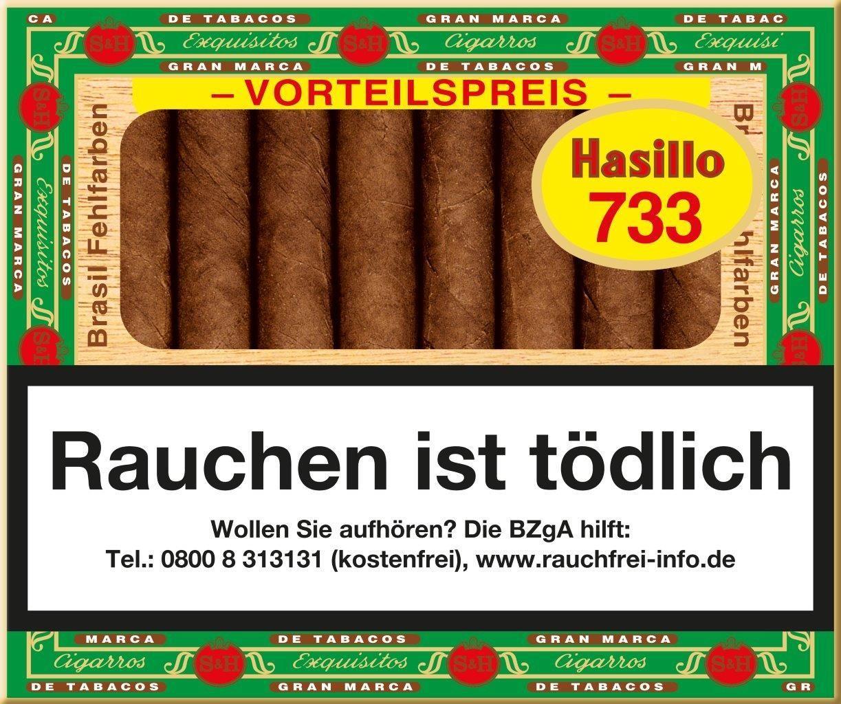 Hasillo Fehlfarben 733 Brasil Zigarren 1 Packung