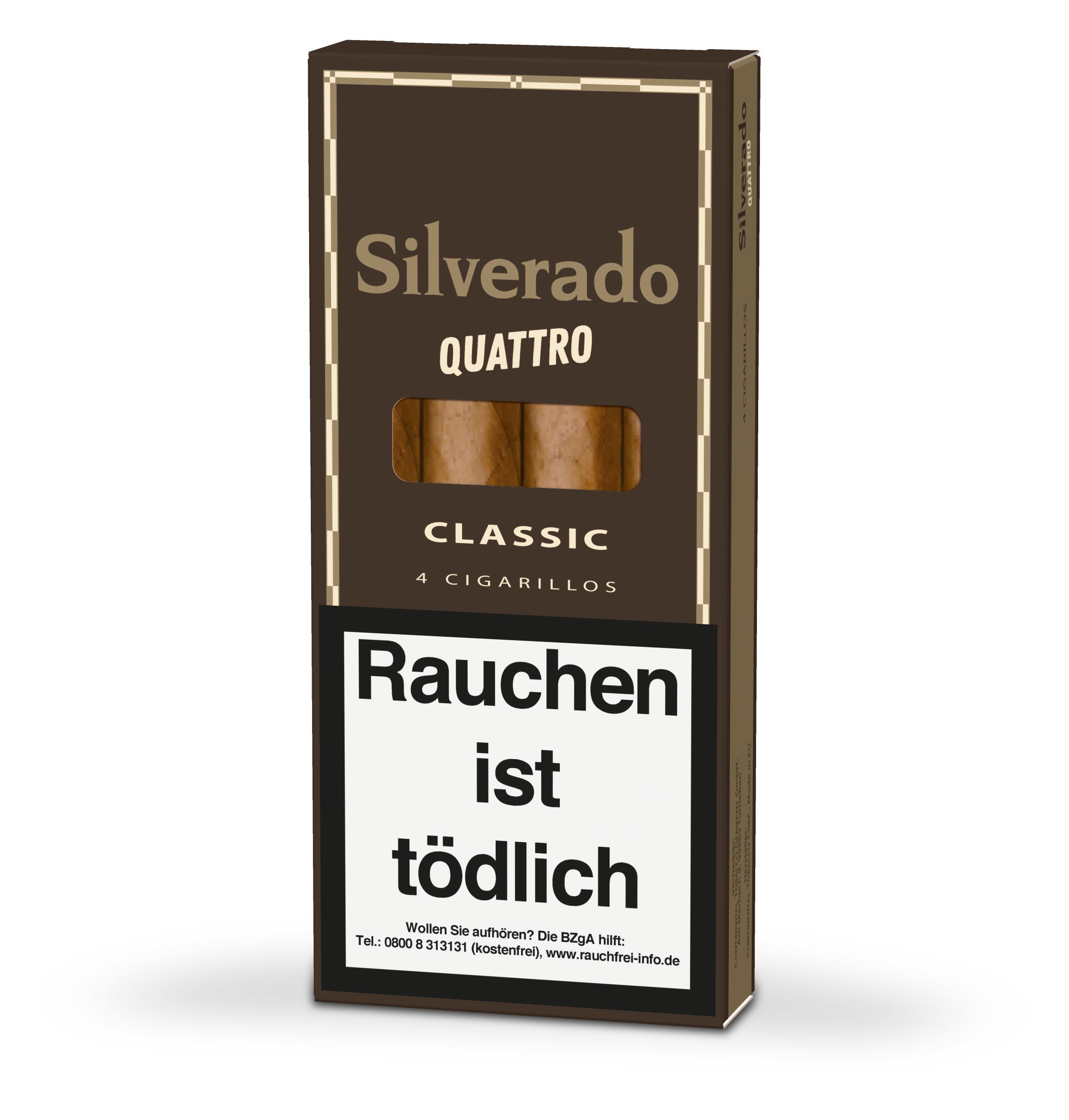 Silverado Zigarillos Quattro Classic 84mm 1 Packung