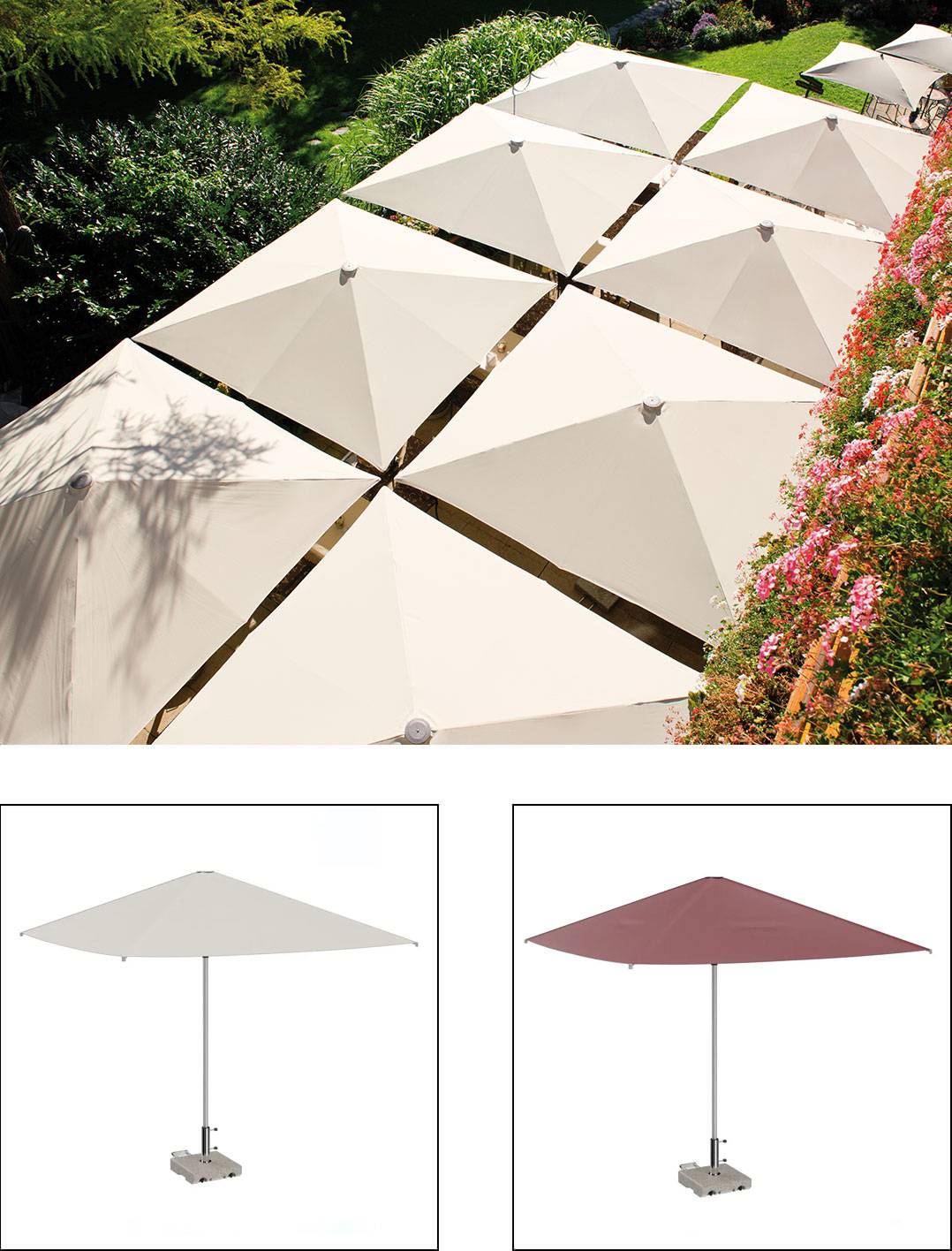 Outdoor Sonnenschirme für Ihre Gastronomie, Hotellerie und Biergarten