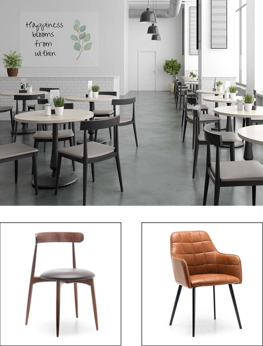 Indoor Stühle für ihre Gastronomie und Hotellerie